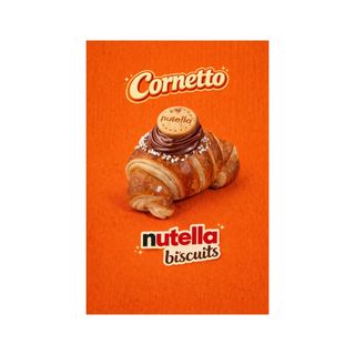 Cornetto nutella biscuits