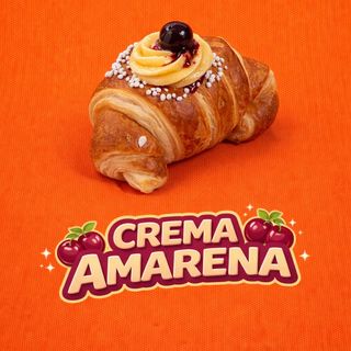 cornetto crema amarena