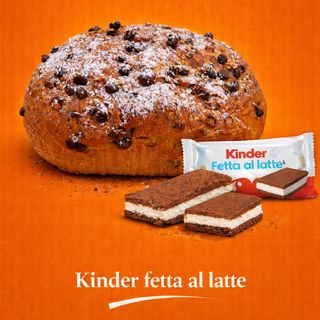 pangoccioli kinder fetta al latte
