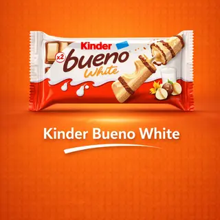 kinder bueno white