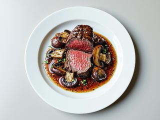 Filetto di manzo con funghi porcini