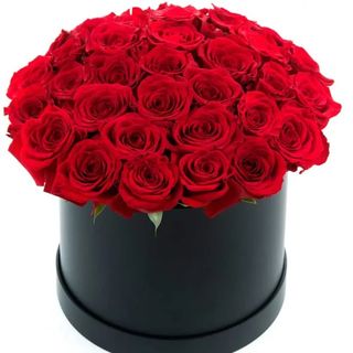 Flower Box Rose Rosse Extra Luxury