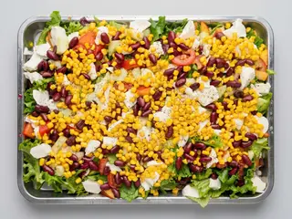 Vegetarian salad e pane 