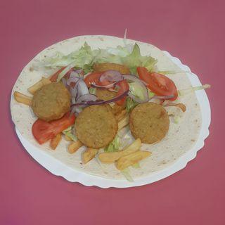 Menu Piadina falafel