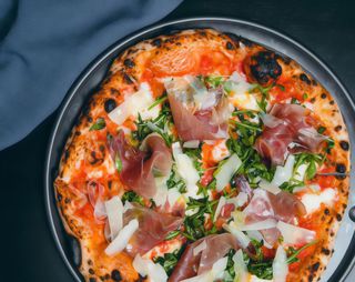 Bianca con prosciutto