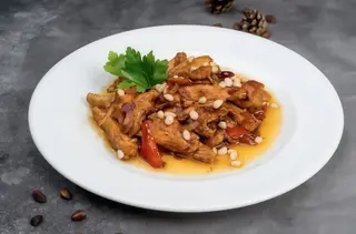 115. Pollo in salsa agrodolce