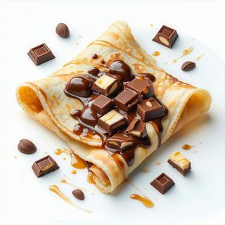 Crepes Kinder Bueno e praline