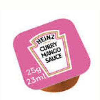 curry e mango dip pots