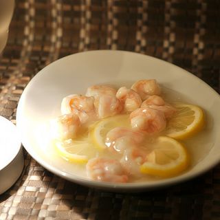 Gamberi in salsa limone