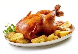 Pollo allo spiedo per 2 persone