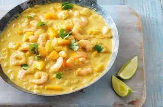 Prawn mango curry