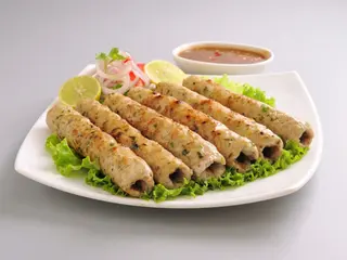 Chicken Seekh Kebab alla griglia - 4 pezzi