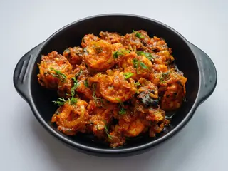 Jhinga tawa masala