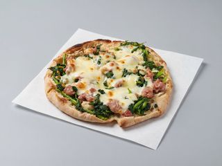 Crostino con broccoletti e salsiccia