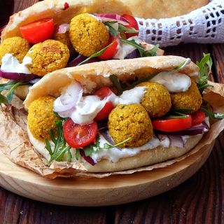 Panino falafel