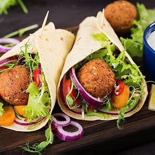 Piadina falafel