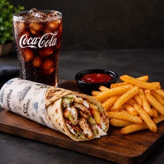 Menù roll kebab