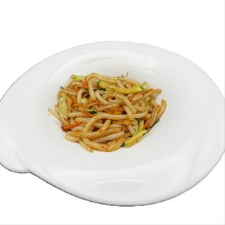 307 Spaghetti udon con verdure