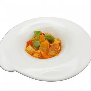 333 Gamberi con verdure piccante