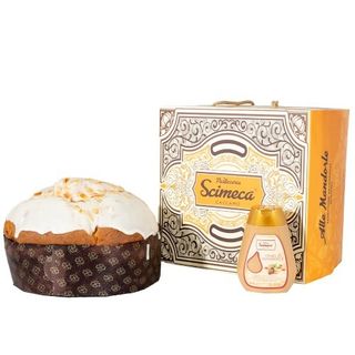 Panettone Artigianale alle Mandorle 850 gr. + Squeezer 190gr