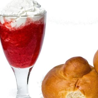 Granita siciliana alle fragole