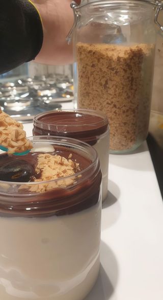 SEMIFREDDO NOCCIOLA e CIOCCOLATO in vasetto