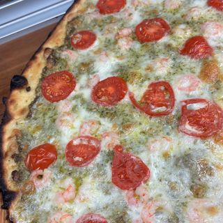 Pesto e gamberetti