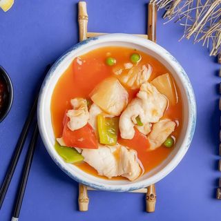 pollo salsa agrodoce