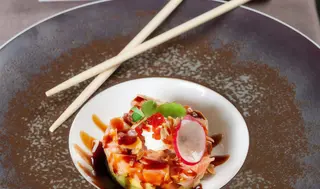71. Sushi burger