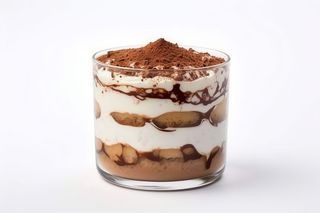 Bicchiere al tiramisù