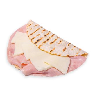 Piadina prosciutto cotto e mozzarella