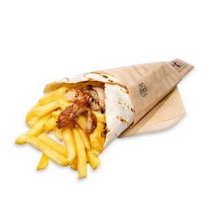 Piadina Kebab e patatine