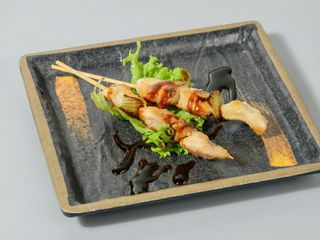 B11. Spiedini di pollo e cipolla in salsa teriyaki