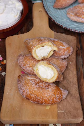 Raviola fritta con ricotta