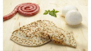 Crescione spinaci, scamorza e funghI