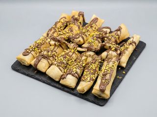 Chiacchiere alla Nutella Piccole