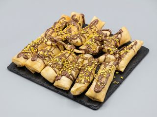 Chiacchiere alla Nutella Grandi 