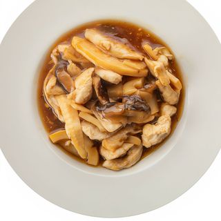 30 Pollo con funghi alla piastra