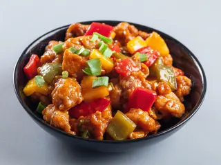 28 Pollo con peperoni