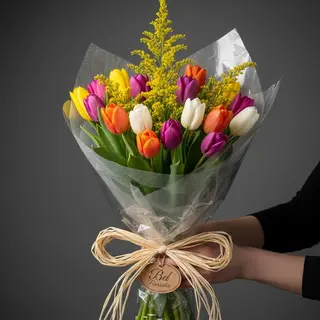 Tulipani e solidago