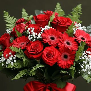 Bouquet tutto rosso