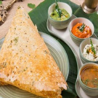 Onion Rava Masala Dosa (V)