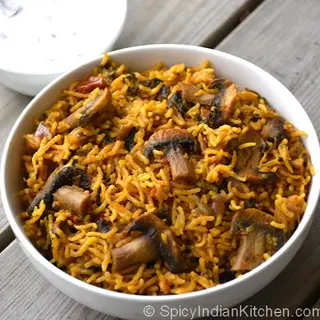 Mushroom Biriyani (G-VO)