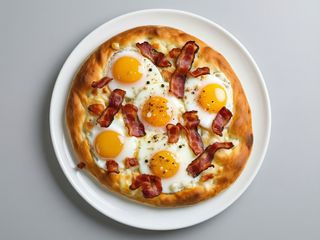 Carbonara - pizza bianca