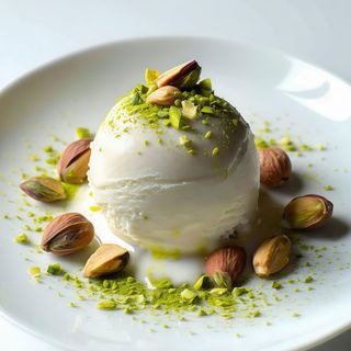 Tartufo gelato monoporzione nocciola e pistacchio