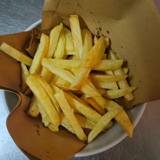 Patatine fresche.....fritte cacio e pepe