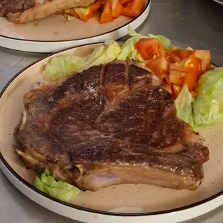 Entrecote con iceberg.