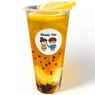 Tè verde al passion fruit e limone freschi