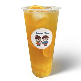 Tè verde con arancia fresca(Grande)