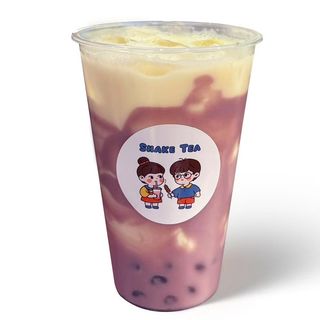 Tè al gelsomino con latte taro e tapioca(Piccolo)